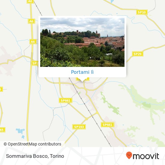 Mappa Sommariva Bosco