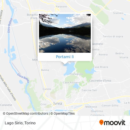 Mappa Lago Sirio