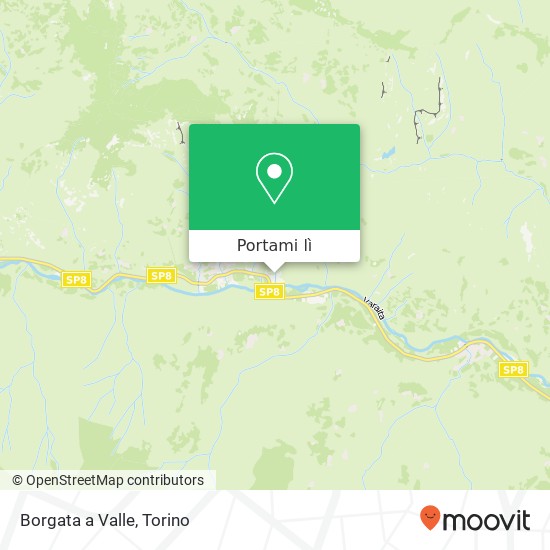 Mappa Borgata a Valle