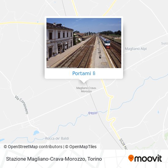 Mappa Stazione Magliano-Crava-Morozzo