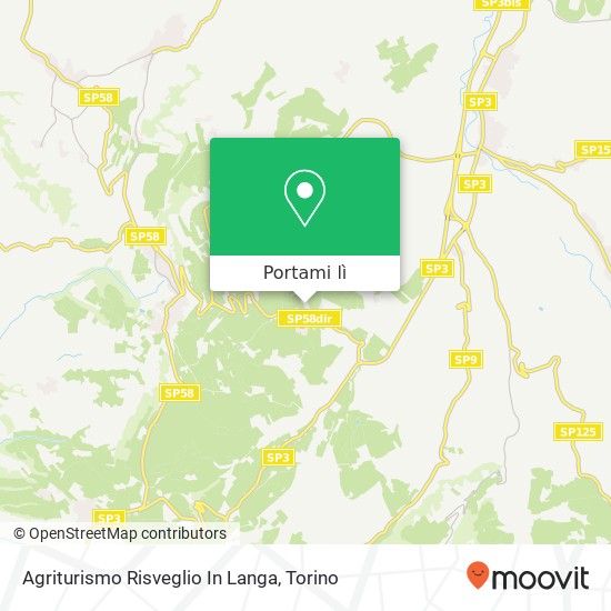 Mappa Agriturismo Risveglio In Langa