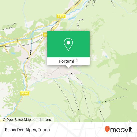 Mappa Relais Des Alpes