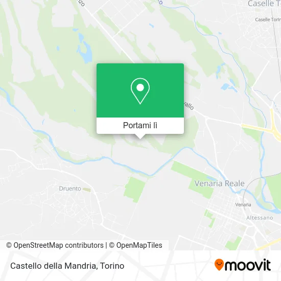 Mappa Castello della Mandria