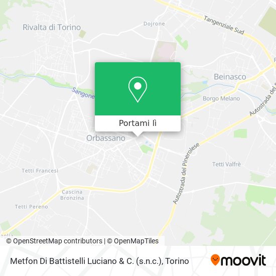 Mappa Metfon Di Battistelli Luciano & C. (s.n.c.)