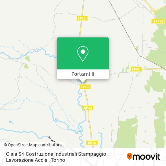 Mappa Cisla Srl Costruzione Industriali Stampaggio Lavorazione Acciai