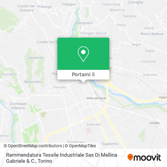 Mappa Rammendatura Tessile Industriale Sas Di Mellina Gabriele & C.