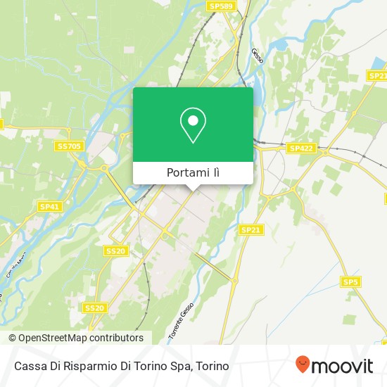Mappa Cassa Di Risparmio Di Torino Spa