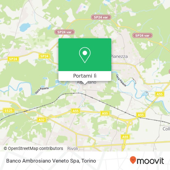 Mappa Banco Ambrosiano Veneto Spa