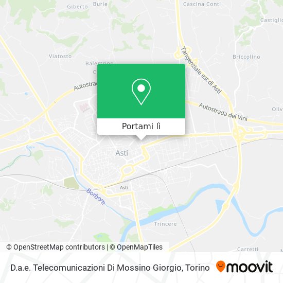 Mappa D.a.e. Telecomunicazioni Di Mossino Giorgio