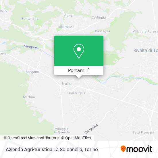 Mappa Azienda Agri-turistica La Soldanella