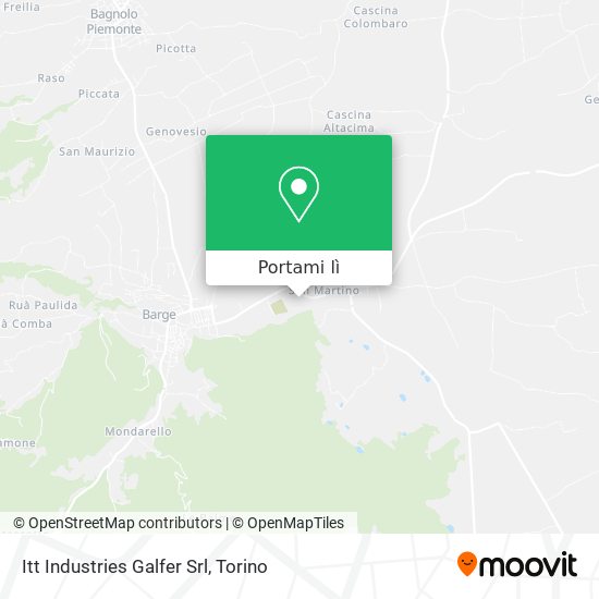 Mappa Itt Industries Galfer Srl