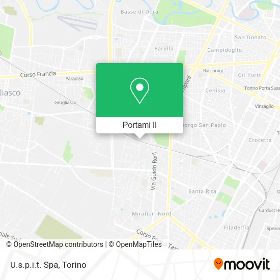 Mappa U.s.p.i.t. Spa