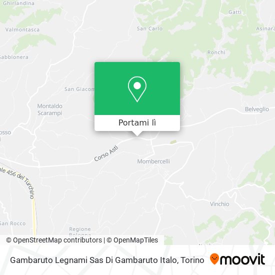 Mappa Gambaruto Legnami Sas Di Gambaruto Italo