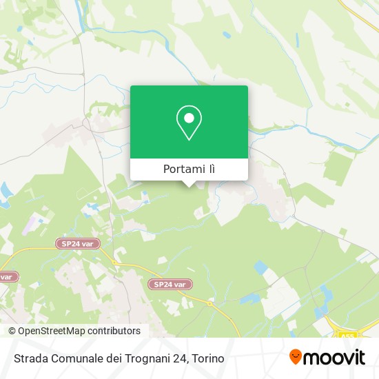 Mappa Strada Comunale dei Trognani 24