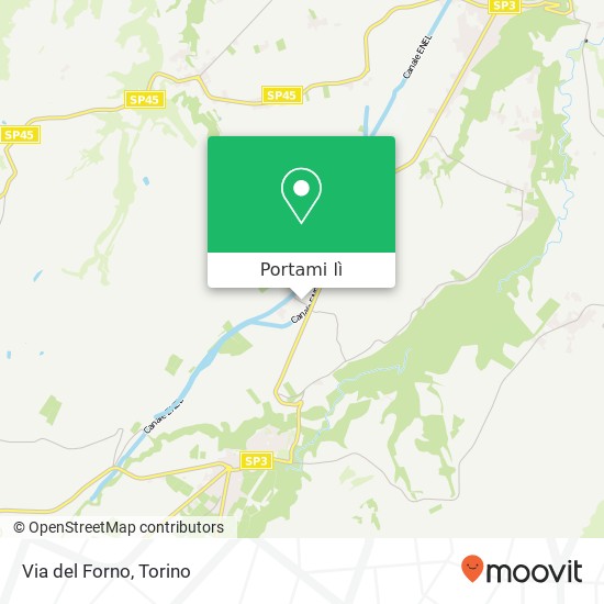 Mappa Via del Forno