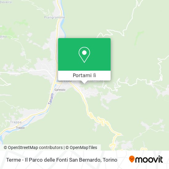 Mappa Terme - Il Parco delle Fonti San Bernardo