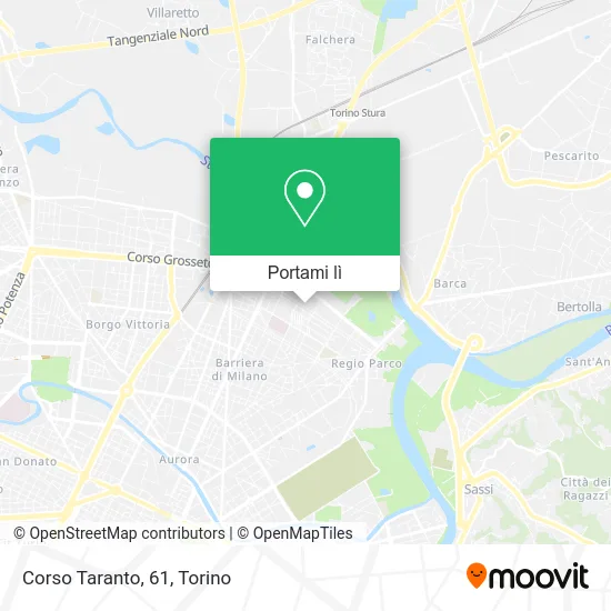 Mappa Corso Taranto, 61