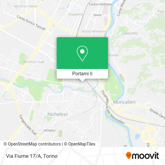 Mappa Via Fiume 17/A