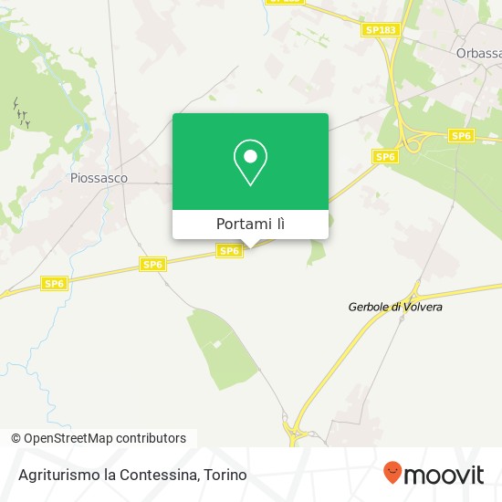 Mappa Agriturismo la Contessina