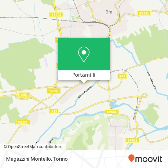 Mappa Magazzini Montello