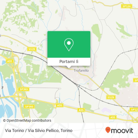 Mappa Via Torino / Via Silvio Pellico
