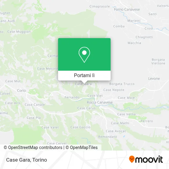 Mappa Case Gara