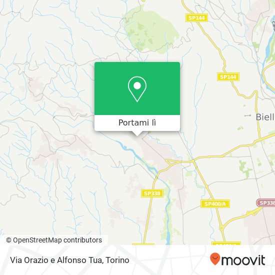 Mappa Via Orazio e Alfonso Tua