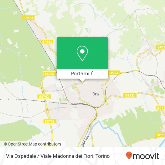 Mappa Via Ospedale / Viale Madonna dei Fiori