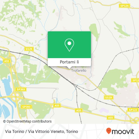 Mappa Via Torino / Via Vittorio Veneto