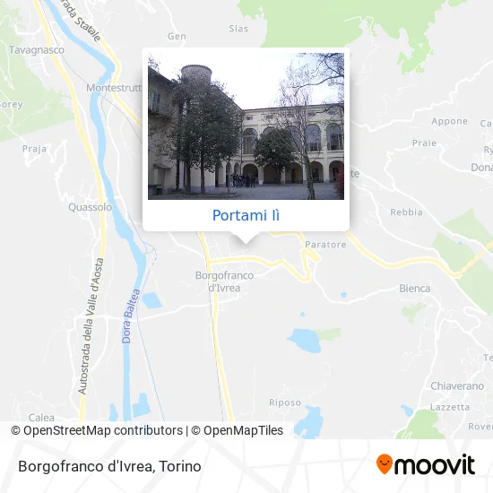 Mappa Borgofranco d'Ivrea
