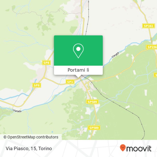 Mappa Via Piasco, 15