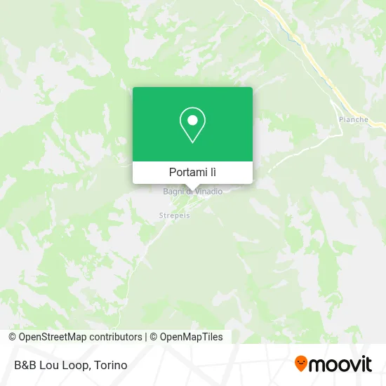 Mappa B&B Lou Loop