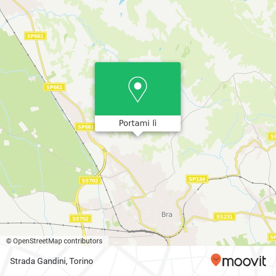 Mappa Strada Gandini