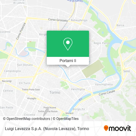 Mappa Luigi Lavazza S.p.A. (Nuvola Lavazza)