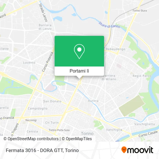 Mappa Fermata 3016 - DORA GTT
