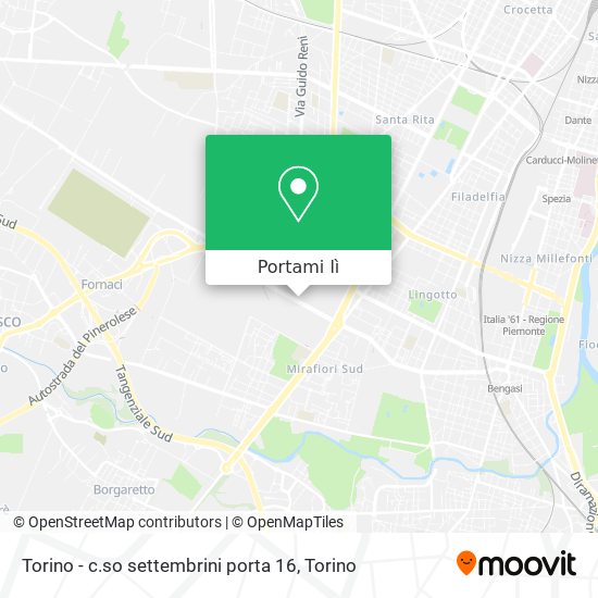 Mappa Torino - c.so settembrini porta 16