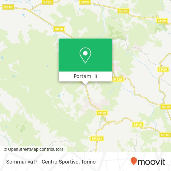 Mappa Sommariva P - Centro Sportivo