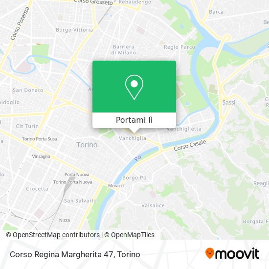 Mappa Corso Regina Margherita  47