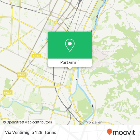 Mappa Via Ventimiglia  128