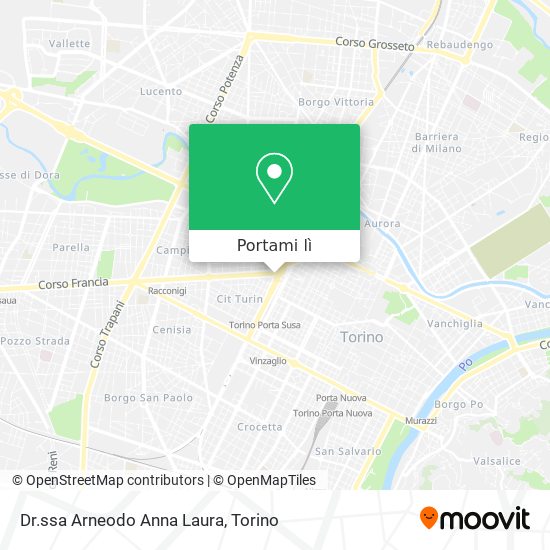 Mappa Dr.ssa Arneodo Anna Laura