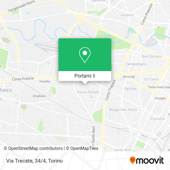 Mappa Via Trecate, 34/4
