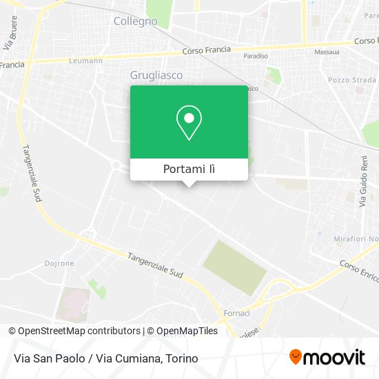 Mappa Via San Paolo / Via Cumiana