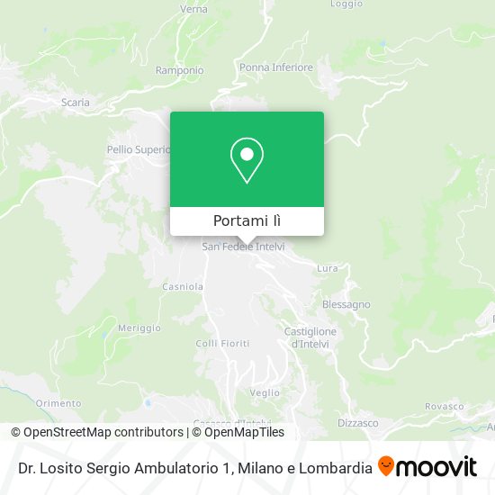 Mappa Dr. Losito Sergio Ambulatorio 1