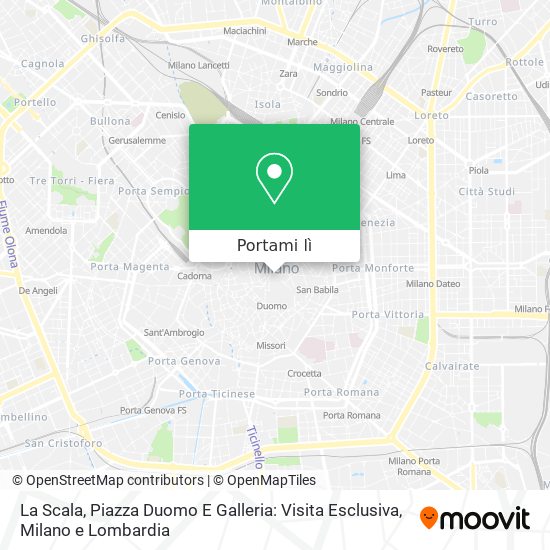 Mappa La Scala, Piazza Duomo E Galleria: Visita Esclusiva