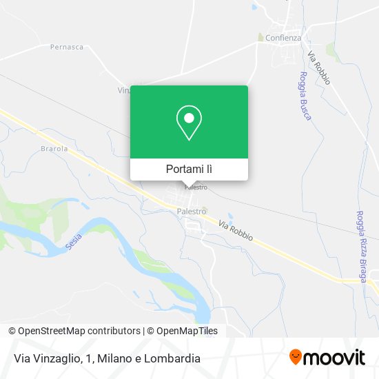 Mappa Via Vinzaglio, 1