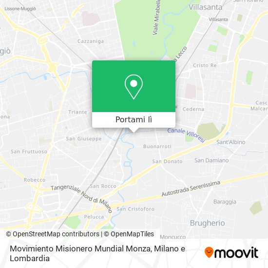 Mappa Movimiento Misionero Mundial Monza