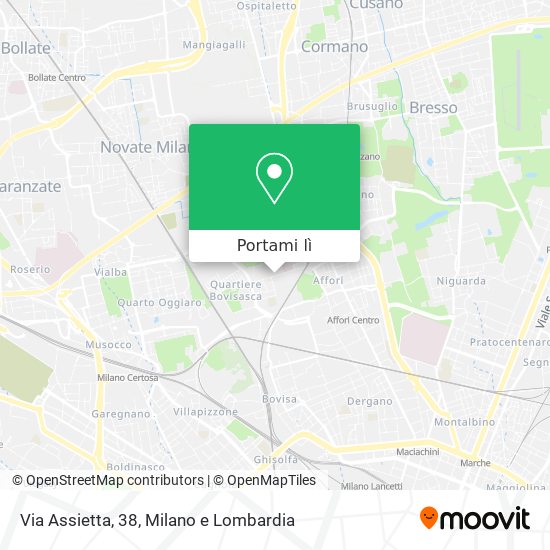 Mappa Via Assietta, 38
