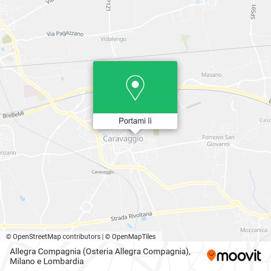 Mappa Allegra Compagnia (Osteria Allegra Compagnia)