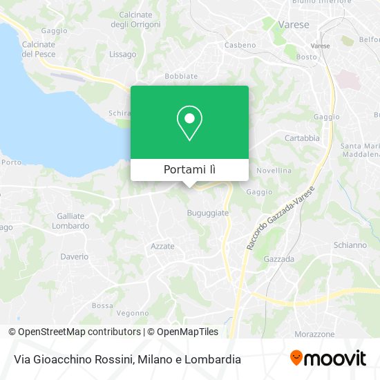 Mappa Via Gioacchino Rossini