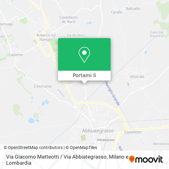 Mappa Via Giacomo Matteotti / Via Abbiategrasso